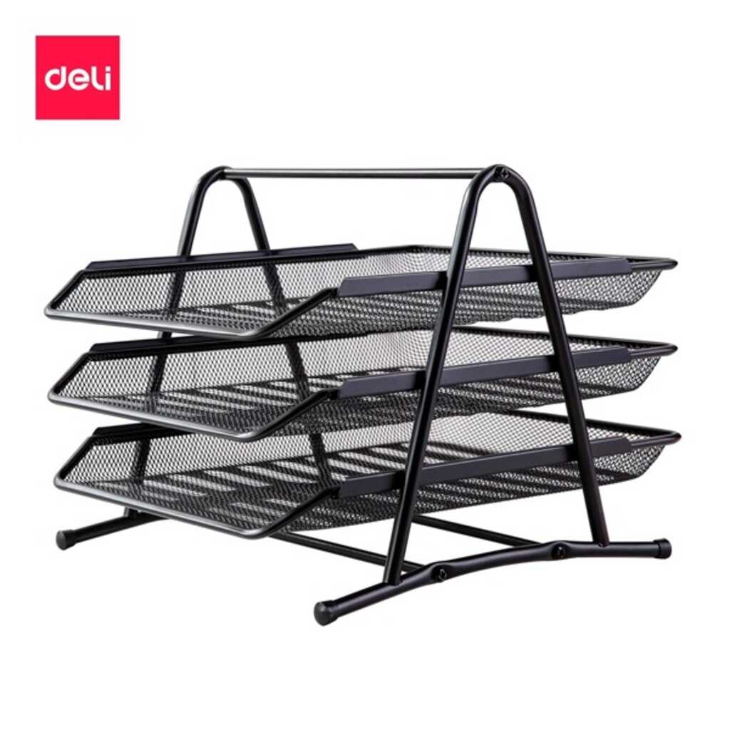 safata triple metall deli reixeta negre