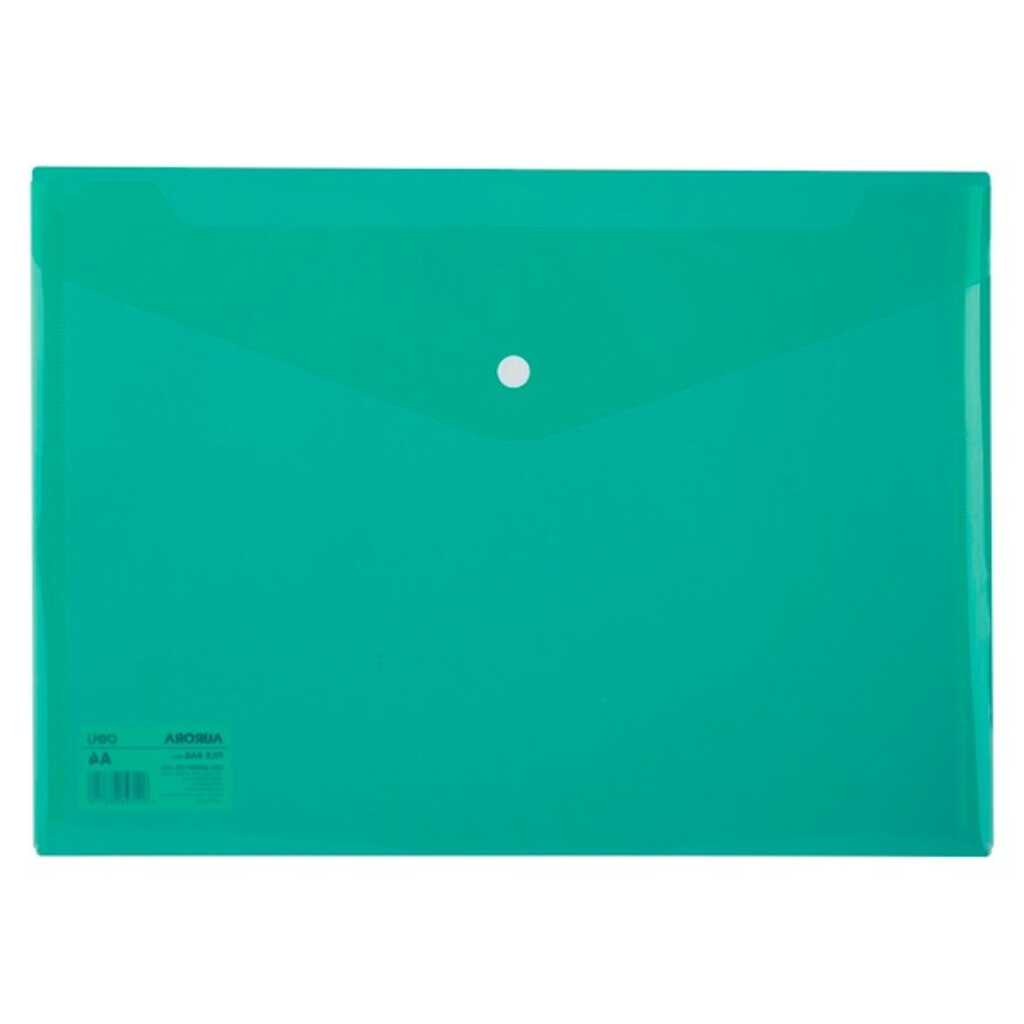 sobre con broche deli pp 300mic a4 verd