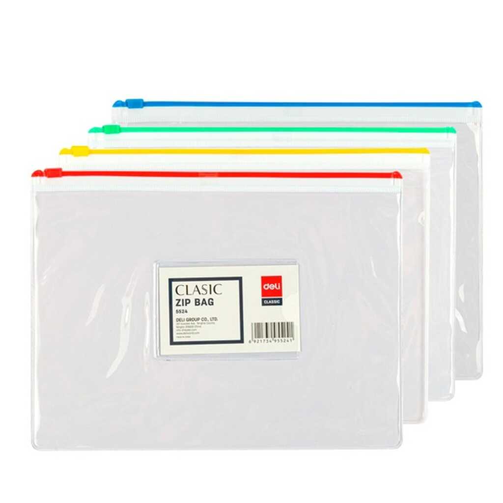 bolsa zip deli pvc a5 180 micras