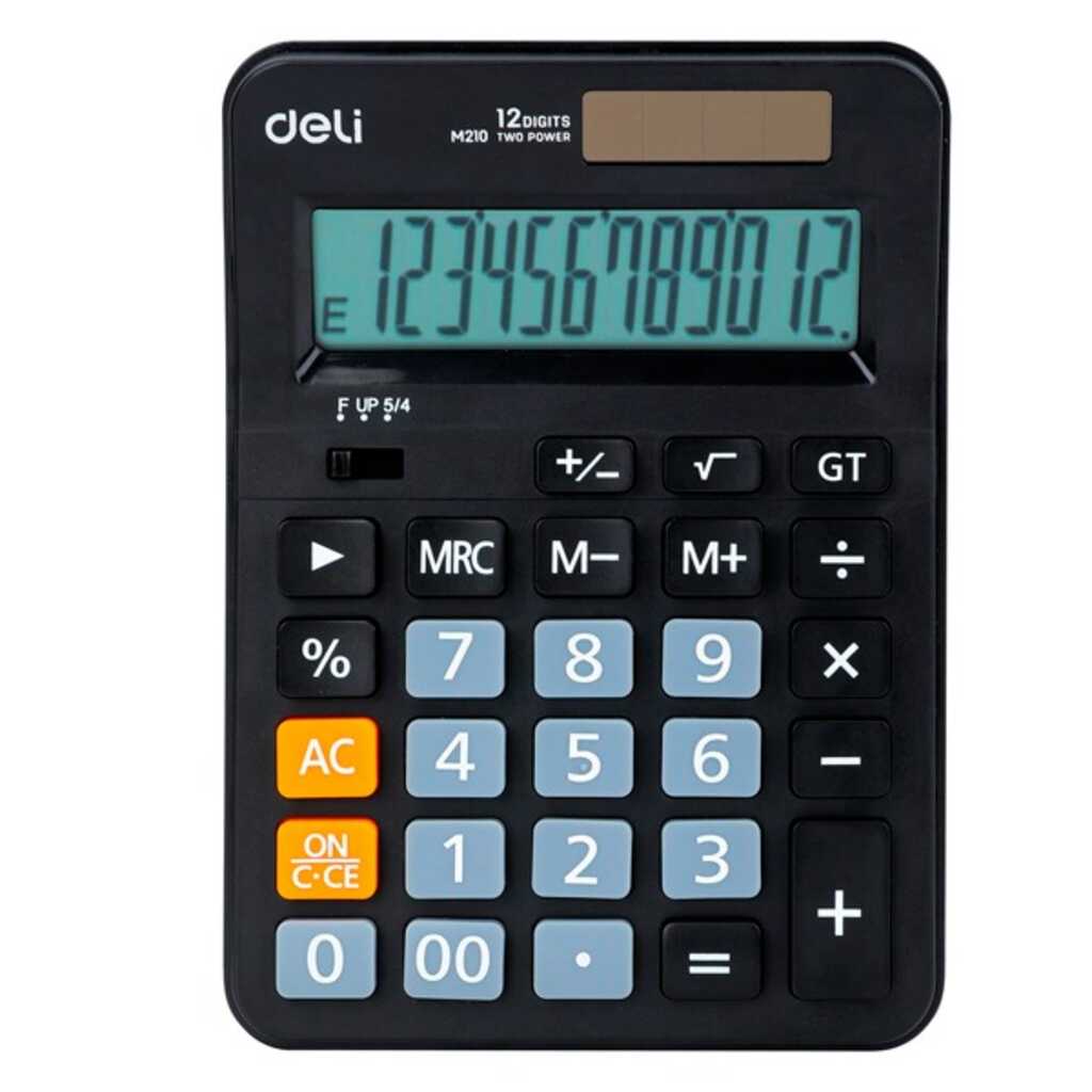 calculadora negro em210 12 digitos