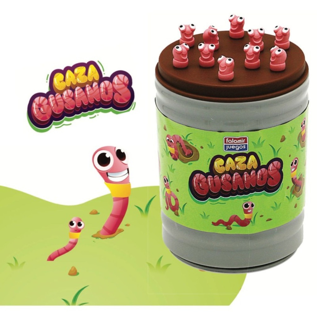 juego caza gusanos