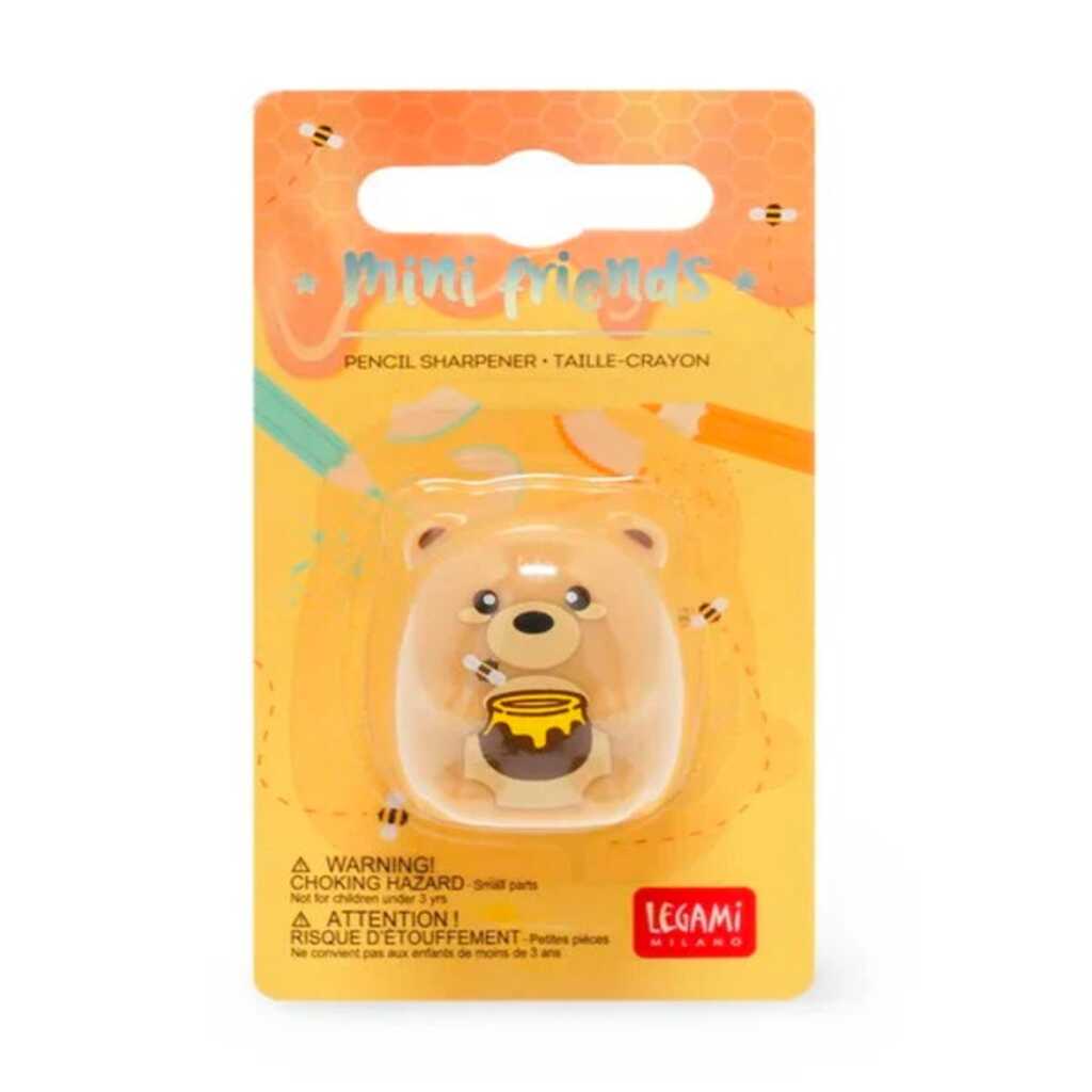 sacapuntas mini friends teddy bear