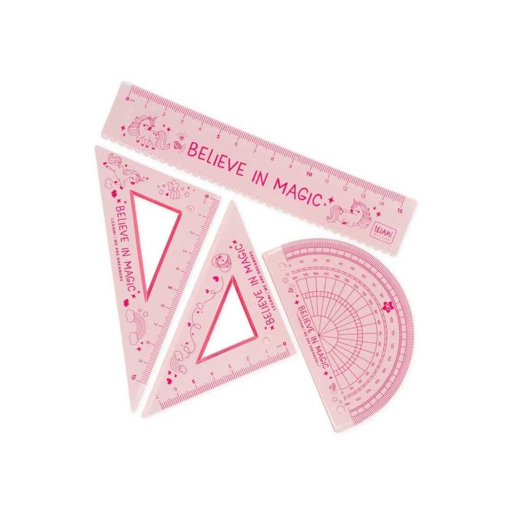 set geometria - you rule - unicornio