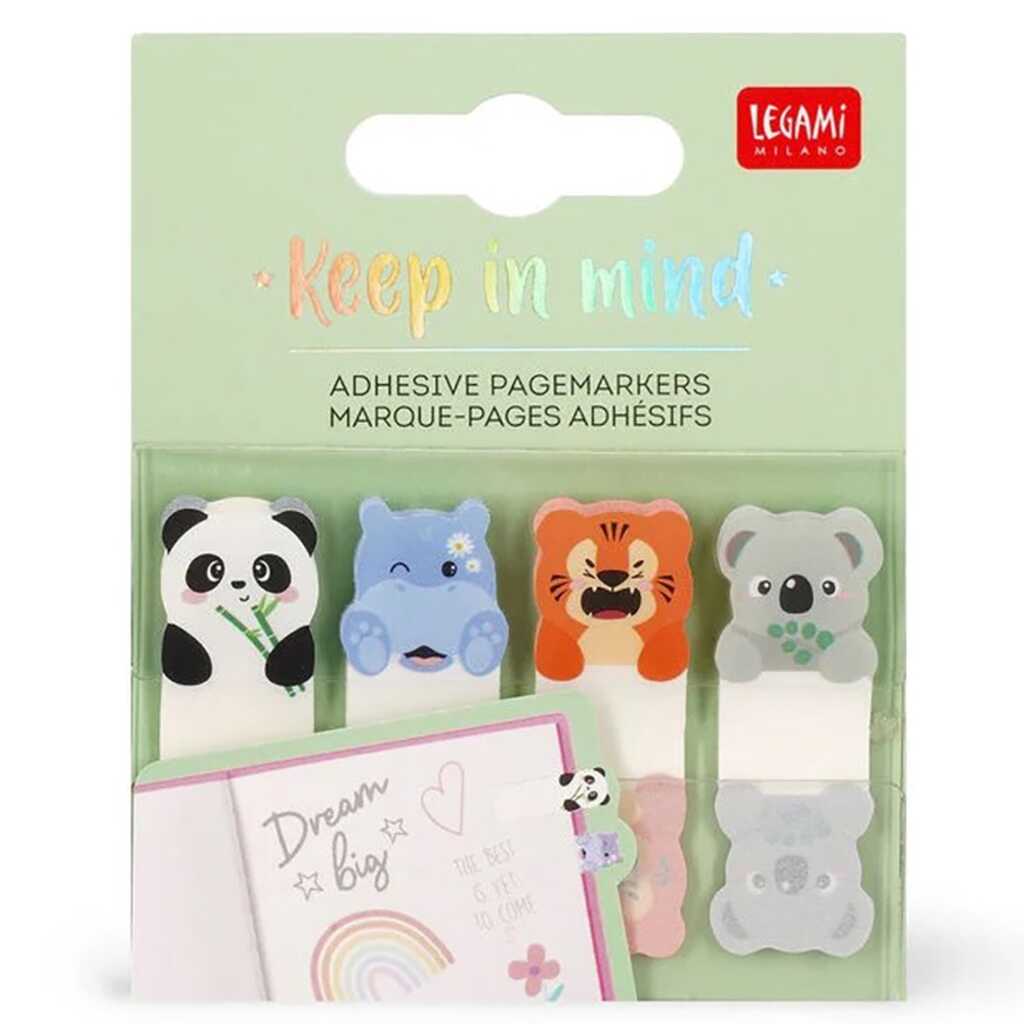 marcapaginas adhesivos - cute animals