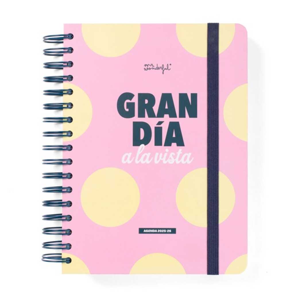 agenda wonder 25-26 diaria 'gran dia ..'