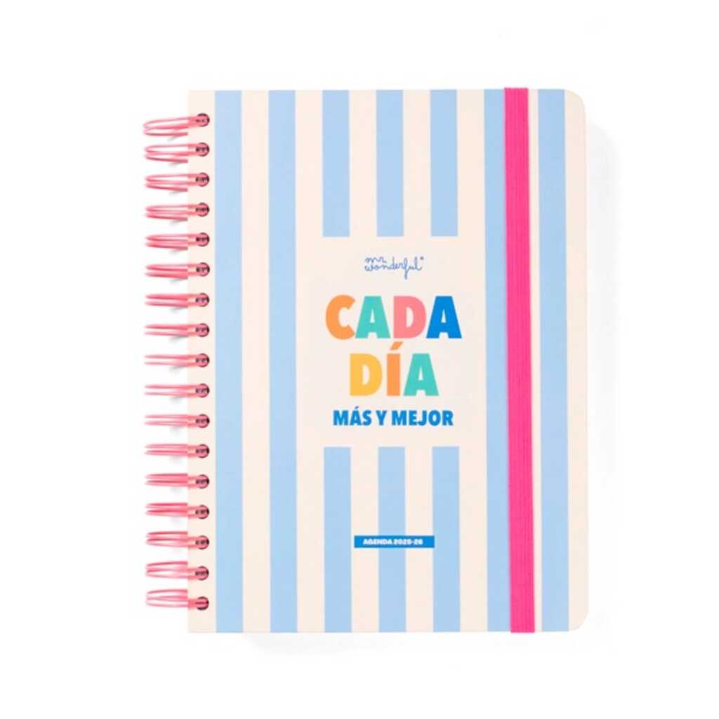 agenda wonder 25-26 diaria 'cada dia ..'