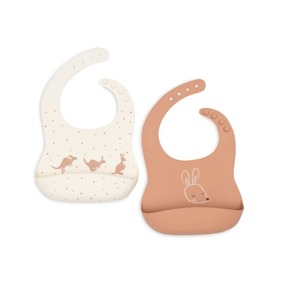 babero silicona kangaroots (2uts)