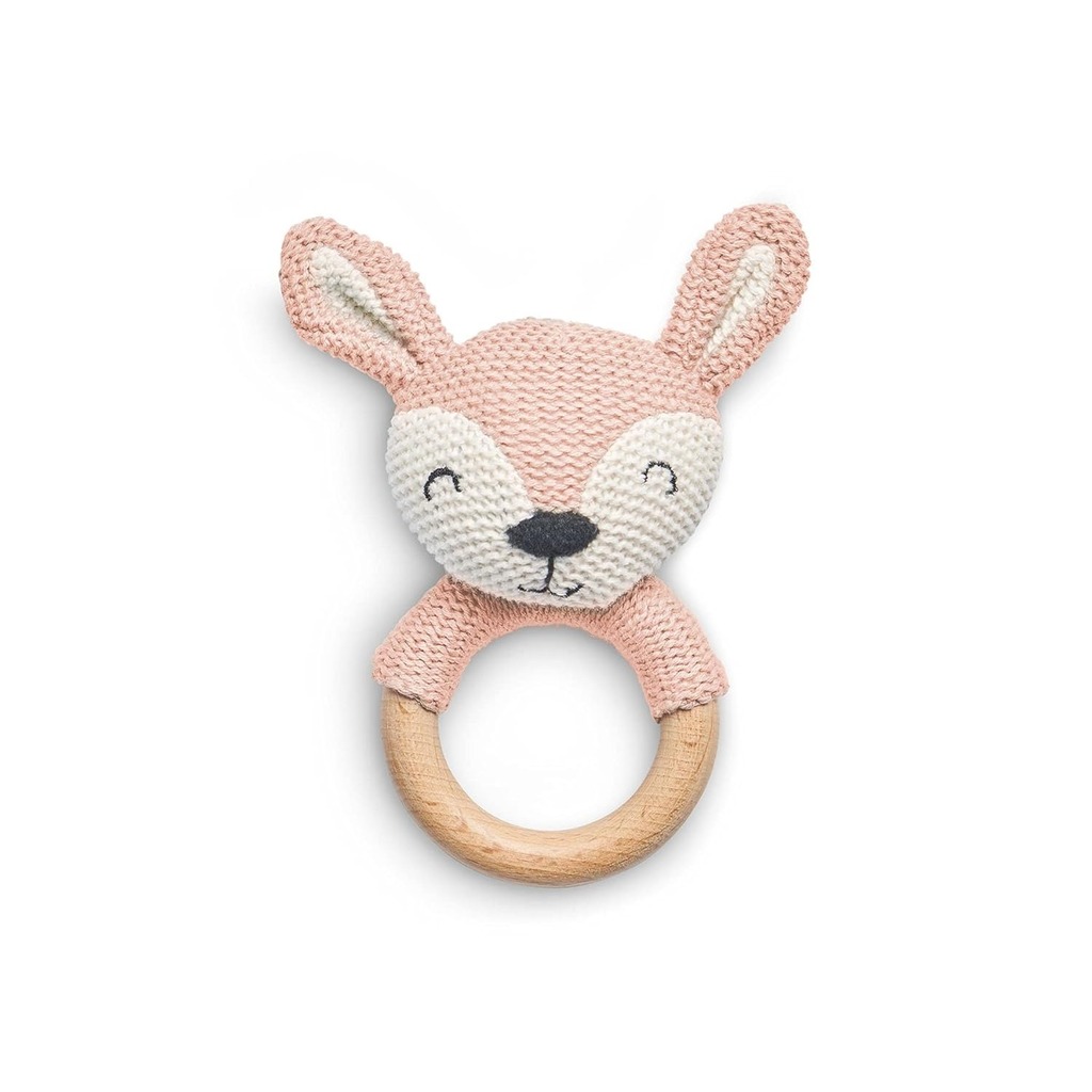 anillo mordedor 7cmã­ ciervo rosa palido