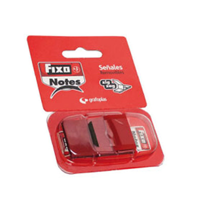 banderitas fixo notes rojas 50h.