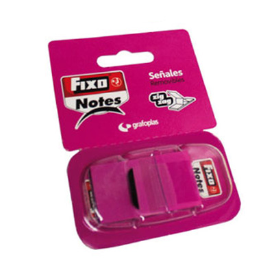 banderitas fixo notes fucsia 50h.