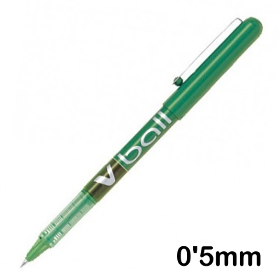 rotulador con bola 0.5mm. verde