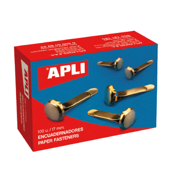 caja 100 mini encuadernadores nâ§ 2 17mm