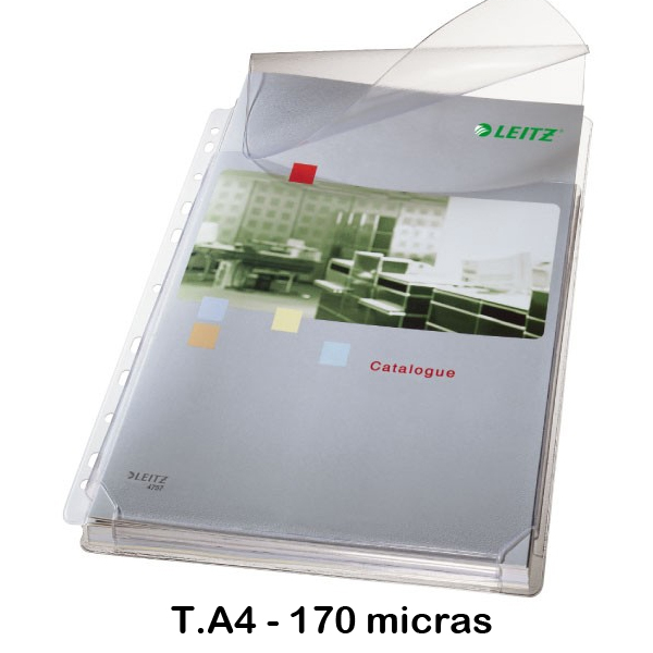 pack 5 fundas a4 fuelle s/solapa 170 mic