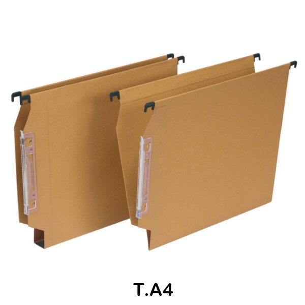 pack 50 carpetas colgantes a4 v/lateral