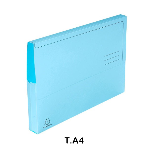 pack 10 subcarpetas 220gr azul