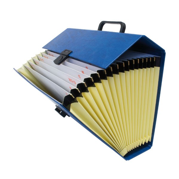 maletin fuelle pvc project folio azul