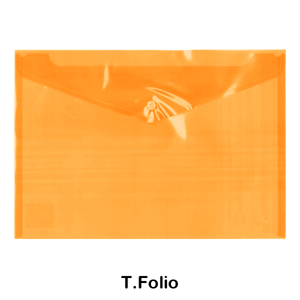 sobre polipropileno folio naranja fluor