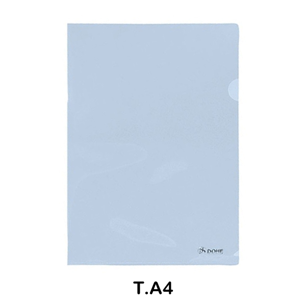 dossier uâ¥ero a4 plastico premium azul