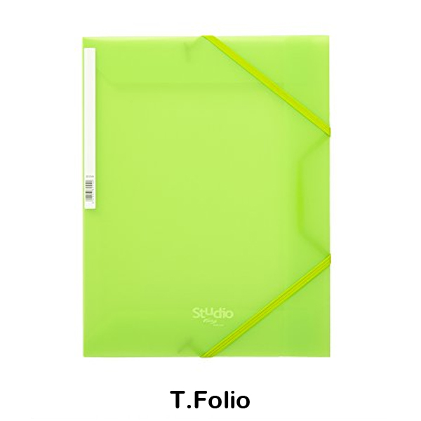 carpeta gomas con solapa poli.verde a4