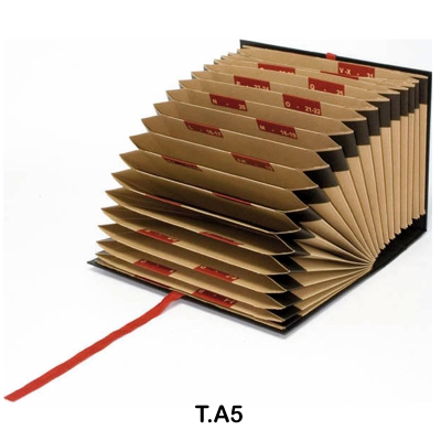 clasificador acordeons a-z folio negro