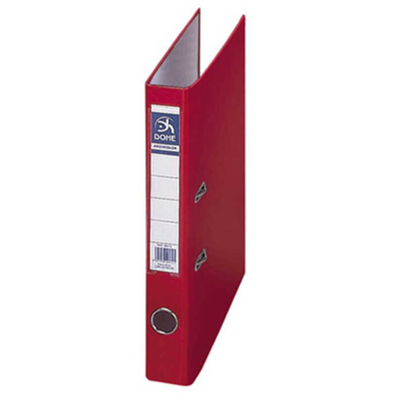 archivador palanca dohe folio 45mm roj.