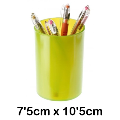 cubilete plastico verde kiwi translucido