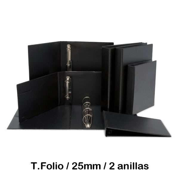 carpeta anillas 25mm folio 2 anillas