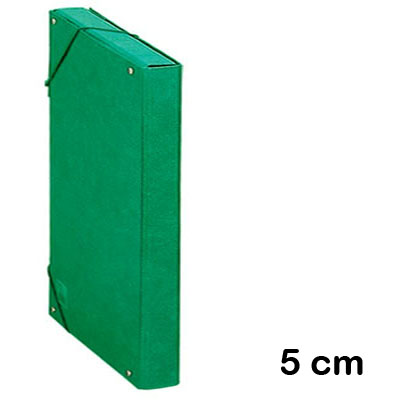 caja proyecto carton verde 5 cm.