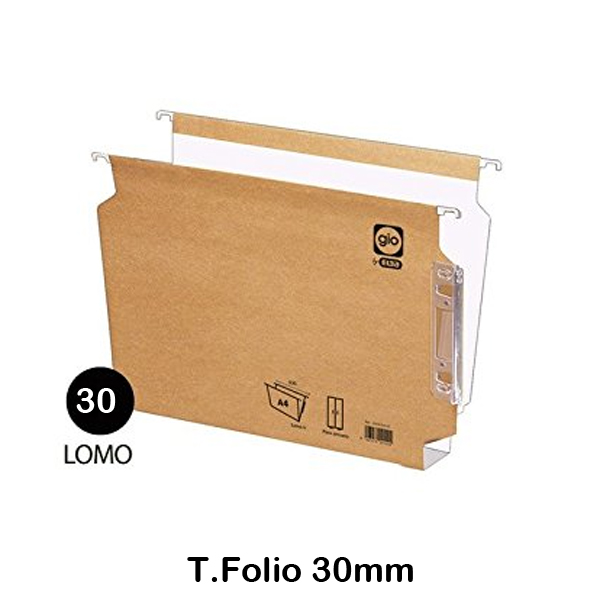 pack 25 carpetas colgantes folio 30mm