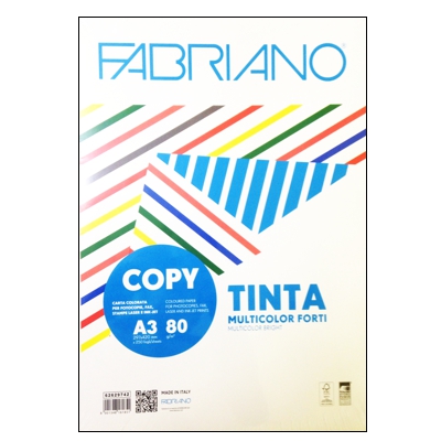 paquete 250 hojas a3 5 colores pastel