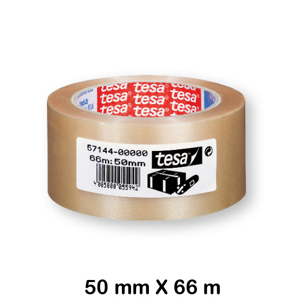 rollo precinto tesa pp 66mx50mm transpar
