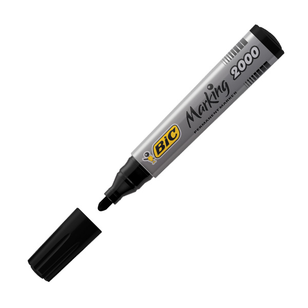 retolador permanent bic 2000 negre