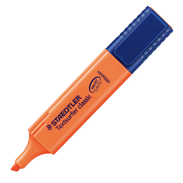 rotulador fluorescente topstar naranja