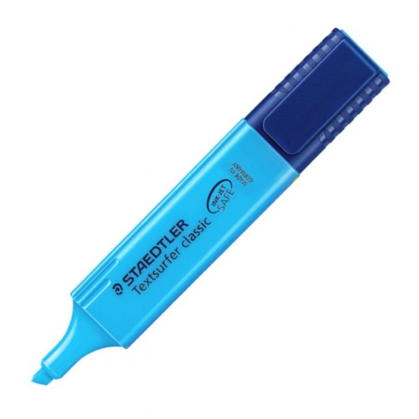 rotulador fluorescente topstar azul