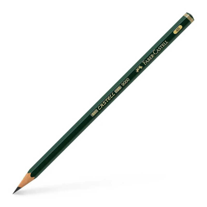 lapiz grafito faber castell 9000 4b