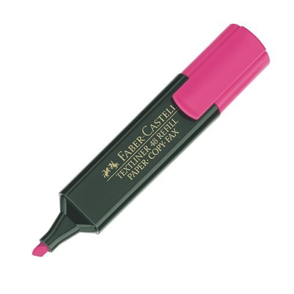 rotulador fluorescente faber fucsia