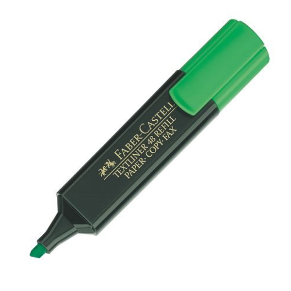 rotulador fluorescente faber verde