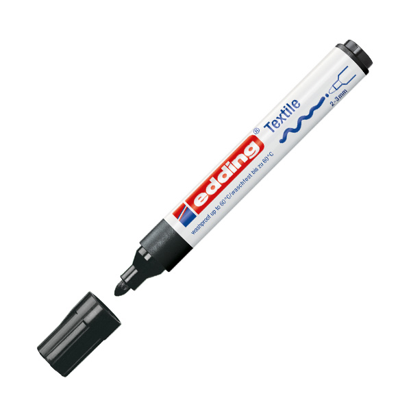 rotulador edding 4500 textil negro