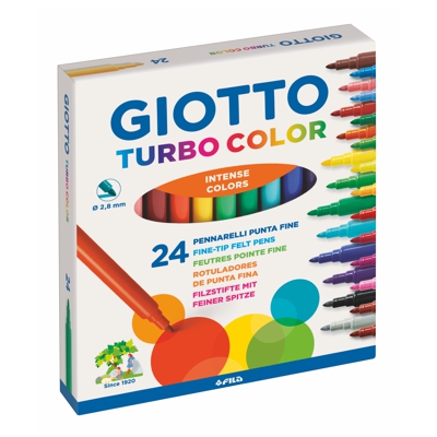 caja 24 rotuladores turbo color c/varios