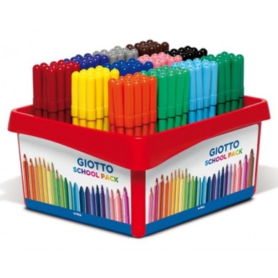 caja 144 rotuladores schoolpack c/varios