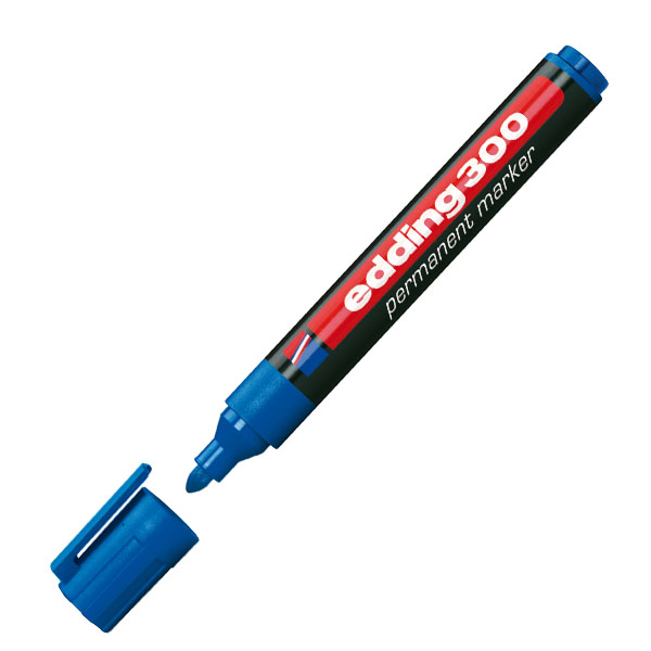 retolador permanent edding 300 blau