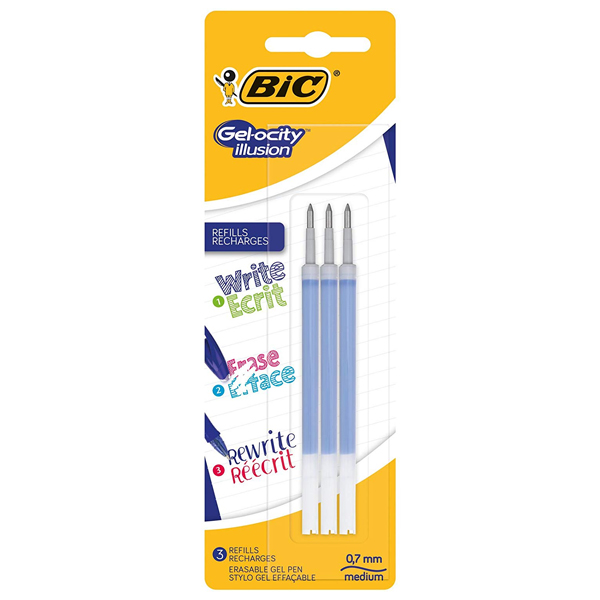 recambio boligrafo gel-ocity azul