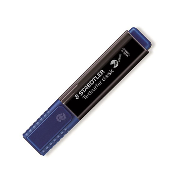 rotulador fluorescente negro staedtler