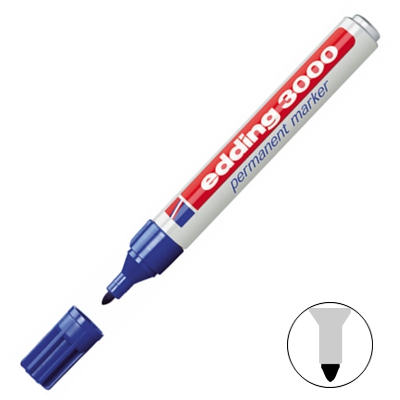 retolador edding 3000 blau