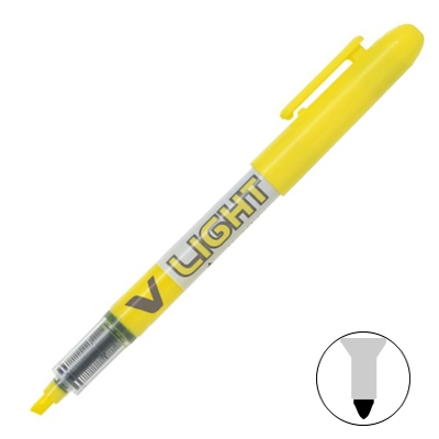 rotulador fluorescente amarillo pilot