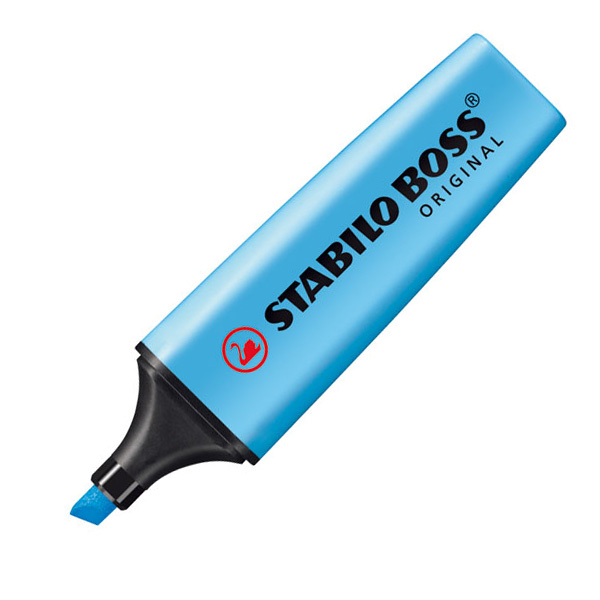 rotulador fluorescente boss azul