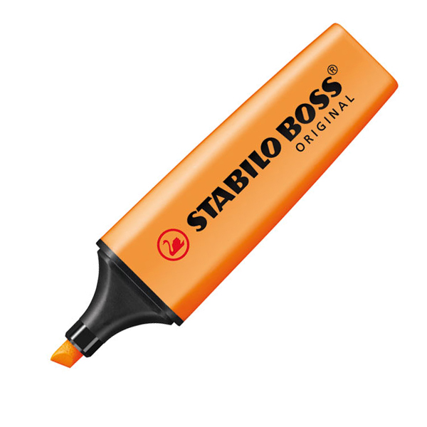 rotulador fluorescente boss naranja