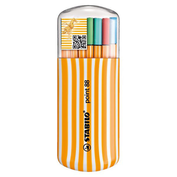 retoladors punta fina stabilo 20 colors