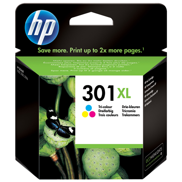 cartucho hp 301 xl tricolor
