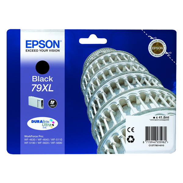 cartucho epson t7901 negro a/capacidad